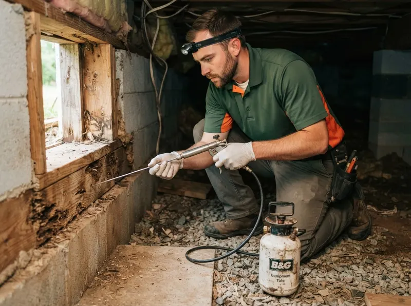 Carpenter Ant Structural Eradication and Void Injection in Charlotte, NC