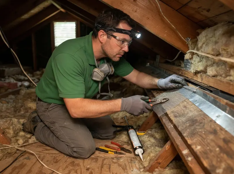 Commensal Rodent Exclusion and Attic Remediation in Charlotte, NC